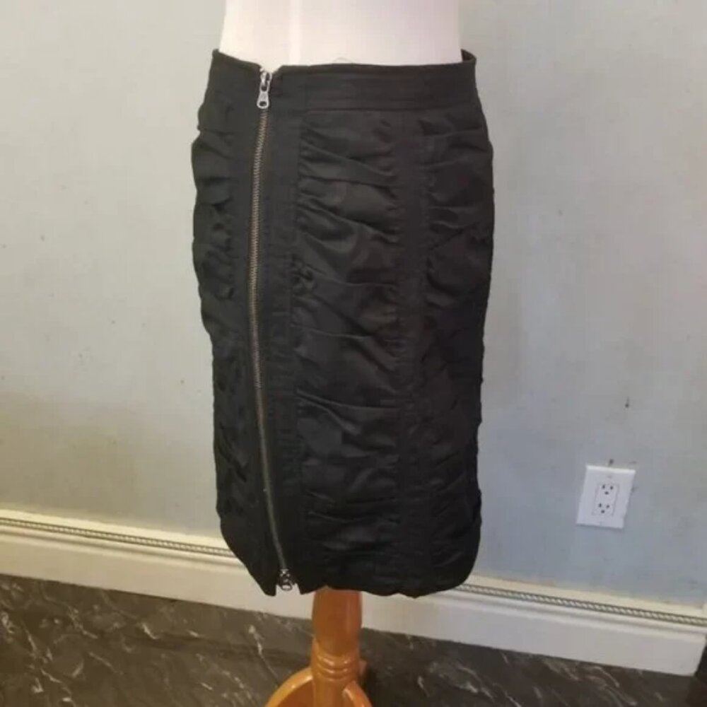 Nanette Lepore double side zipper over the knee Skirt size 4 ( 312) - Picture 2 of 6